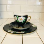 hand painted floral Tea cup and saucer