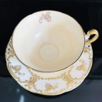 Peach inside Tea Cup and Saucer