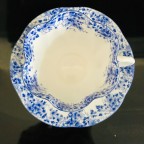 Dainty Cobalt blue flowers Tea cup and saucer