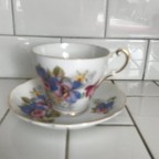 Vintage Fine bone china Tea cup and saucer