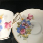 Vintage Fine bone china Tea cup and saucer